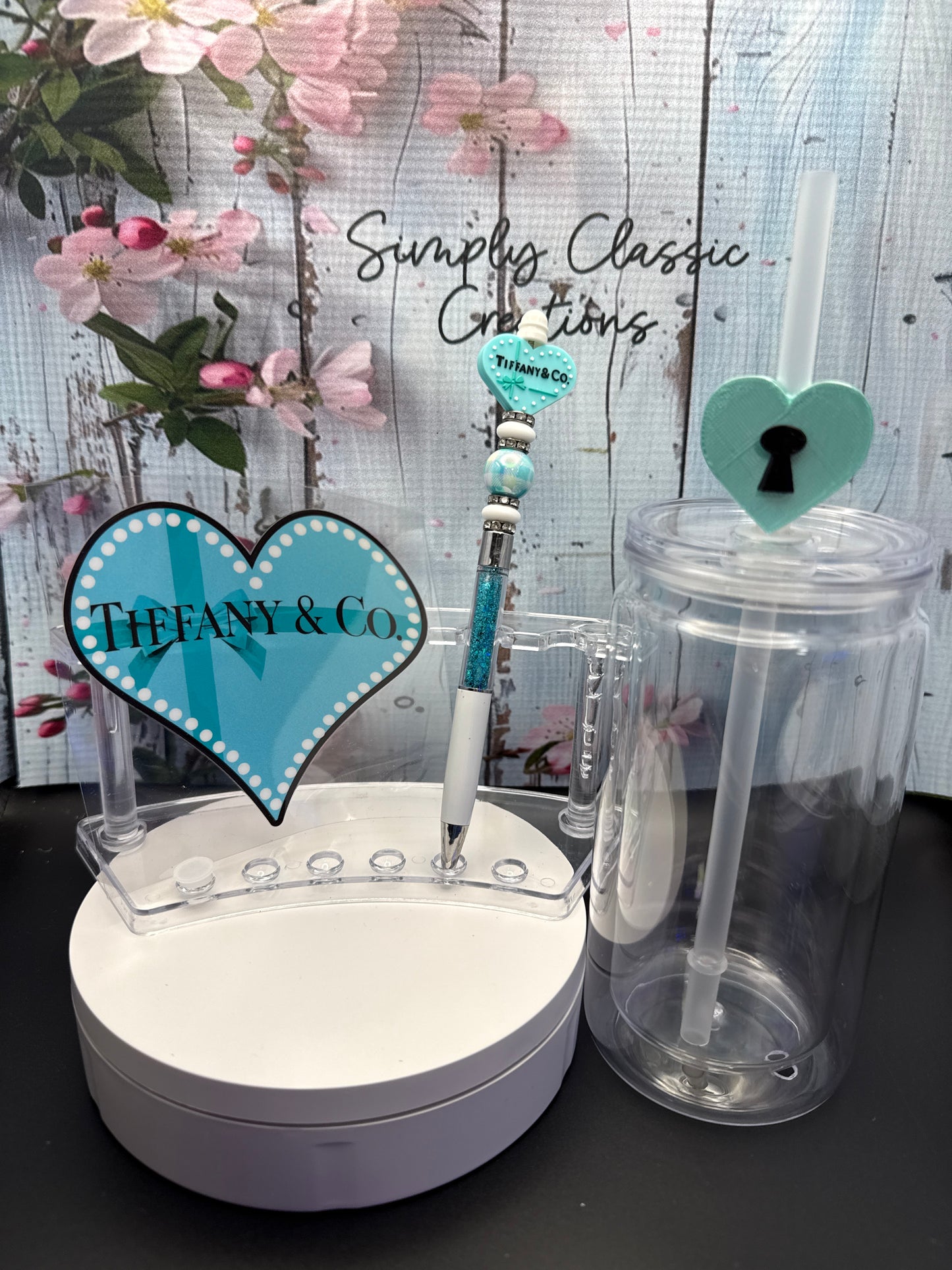 16 oz Acrylic Tumblers with Pen & Keychain Set – Shake, Sip & Show Off!