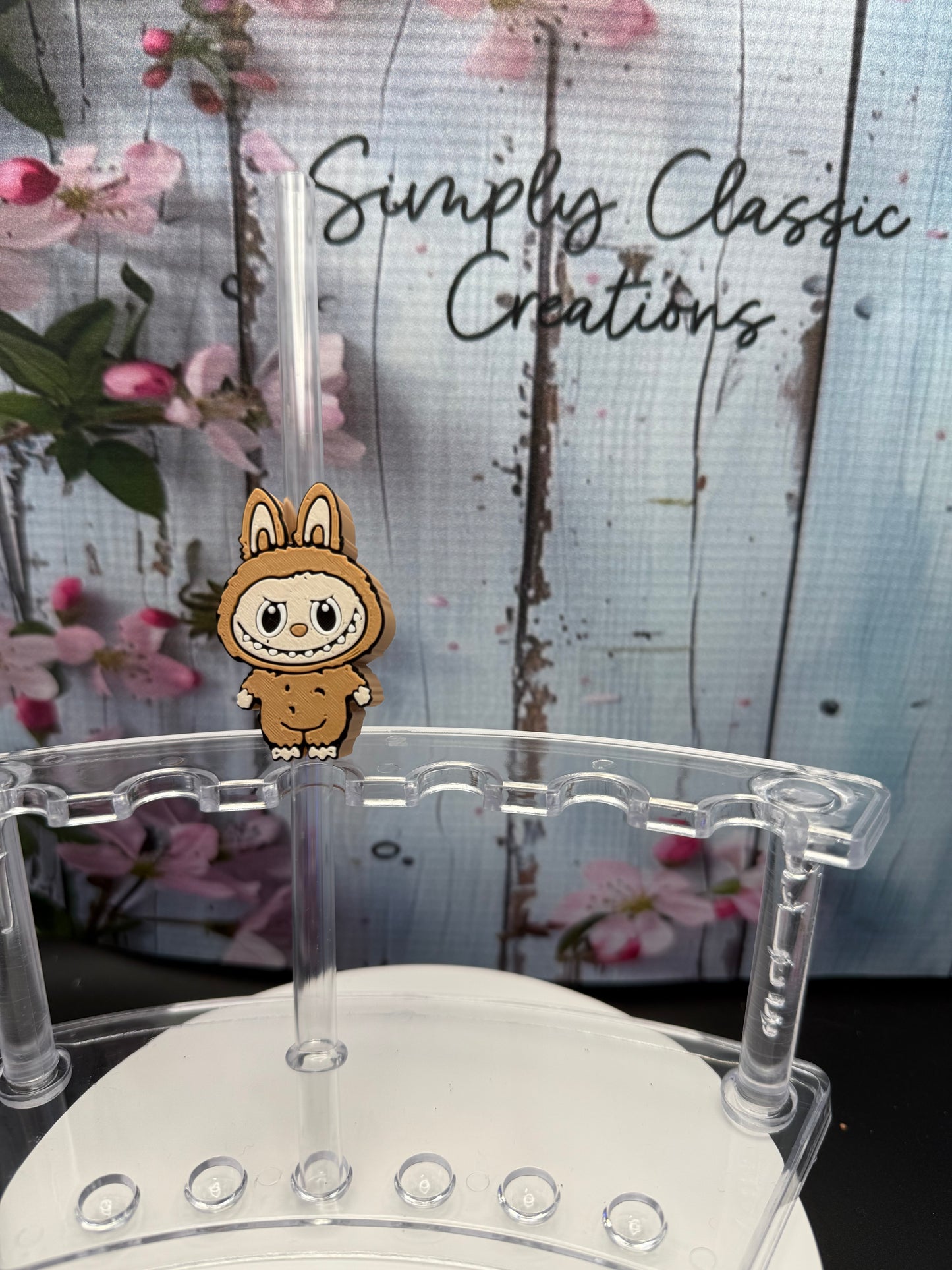 Labubu - 3D Straw Topper