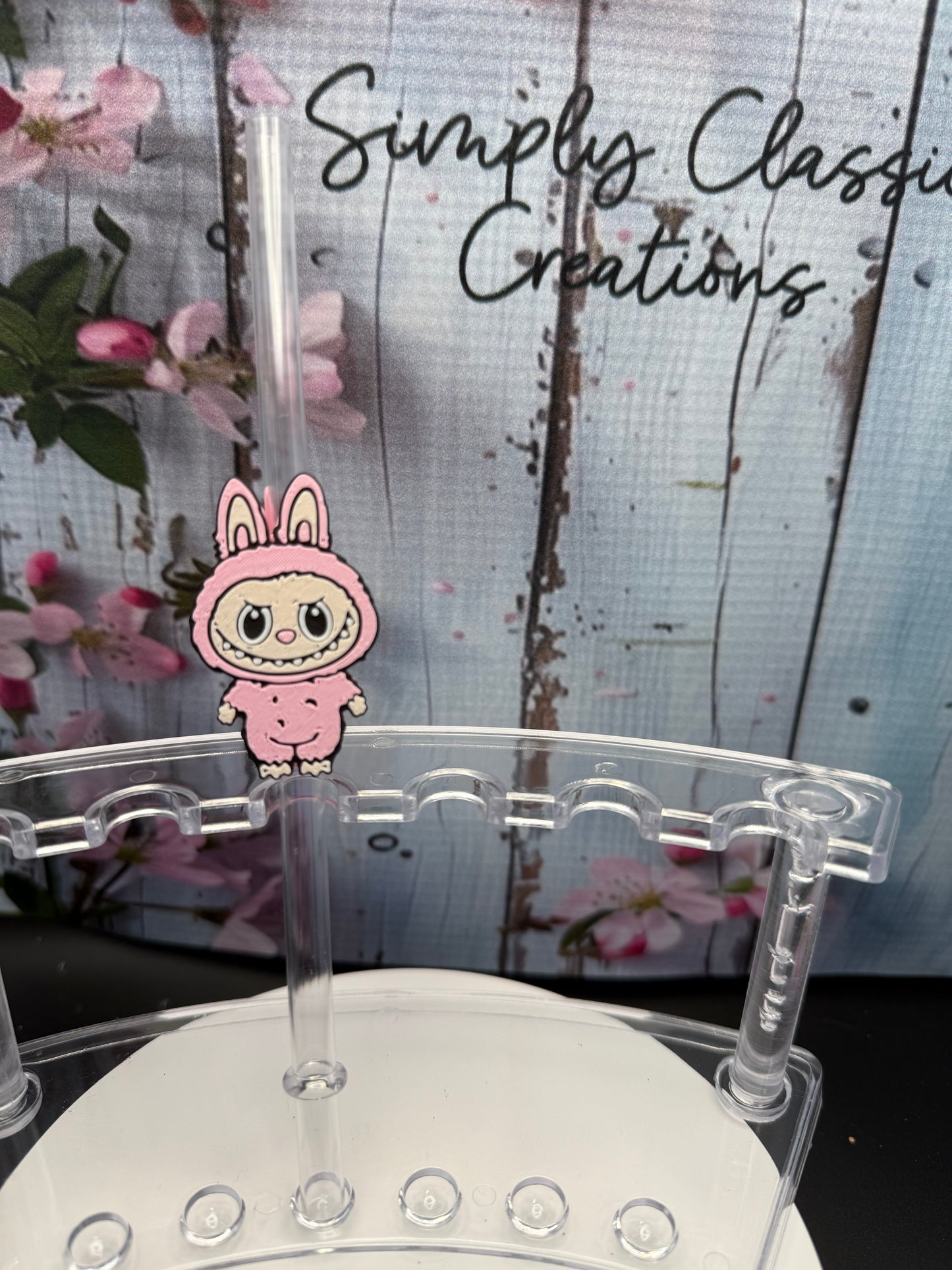 Labubu - 3D Straw Topper