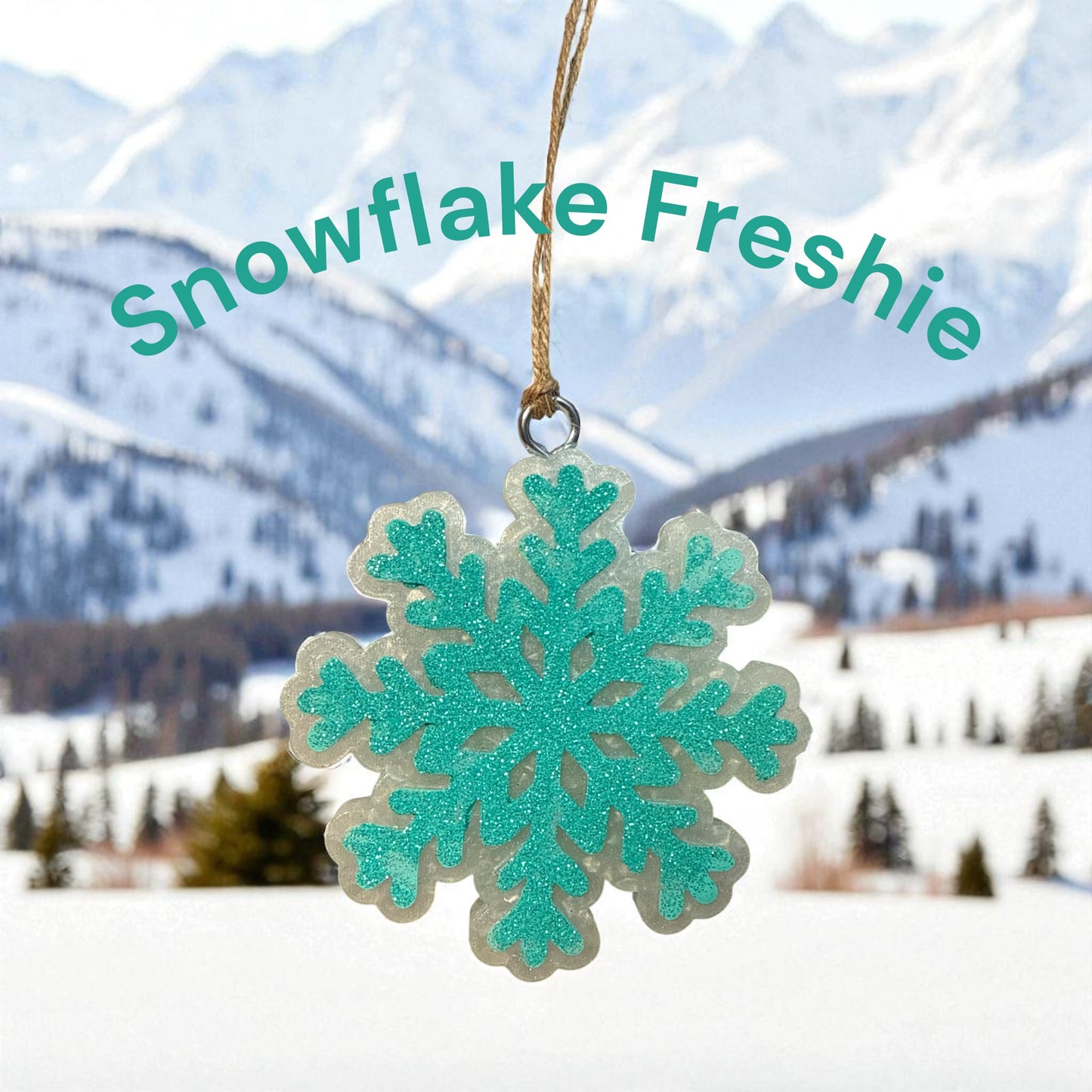 Random Scent Freshies - Turquoise Snowflake