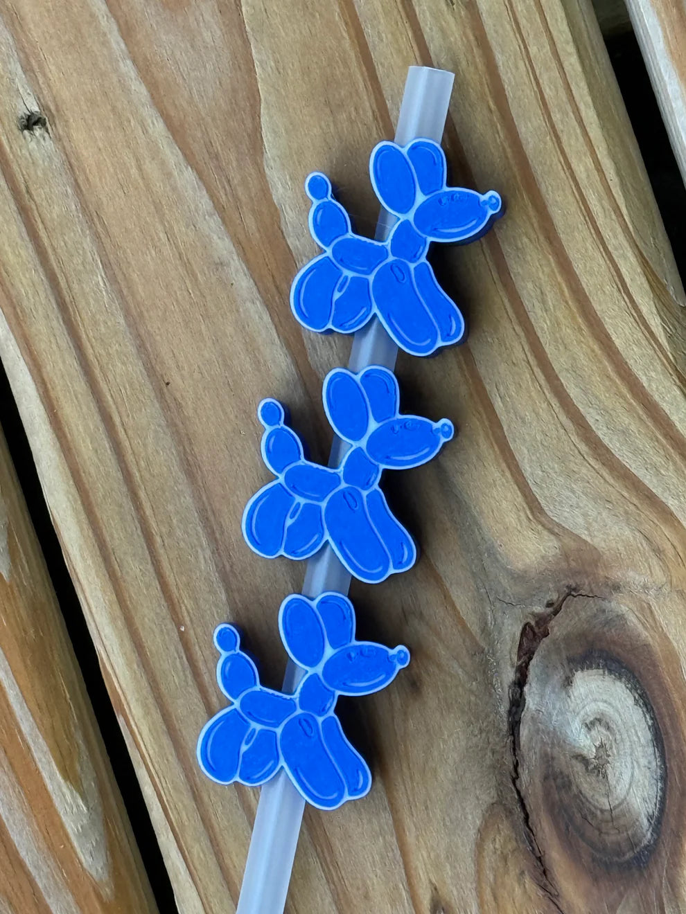 Balloon Dog - 3D Straw Topper