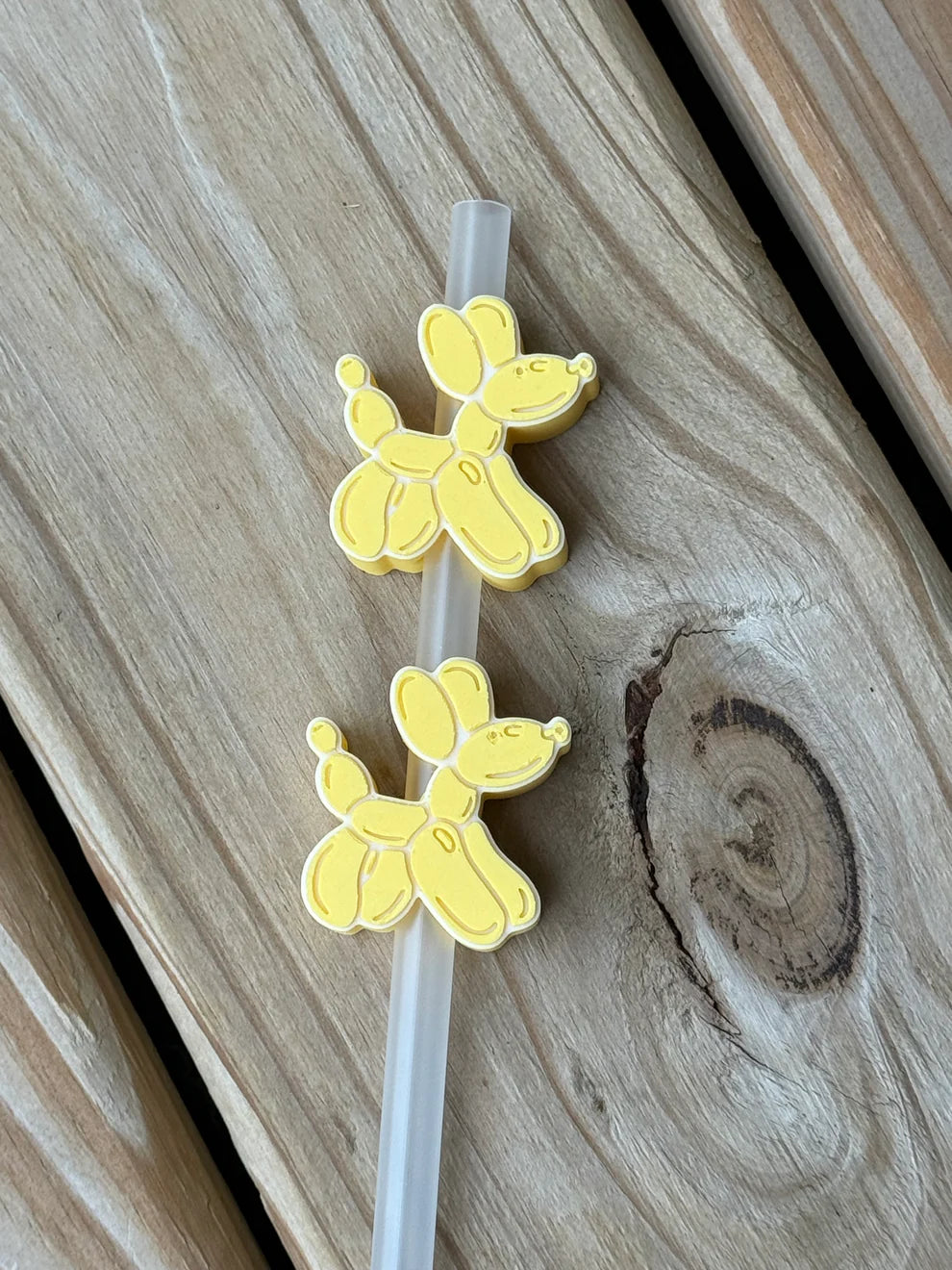 Balloon Dog - 3D Straw Topper