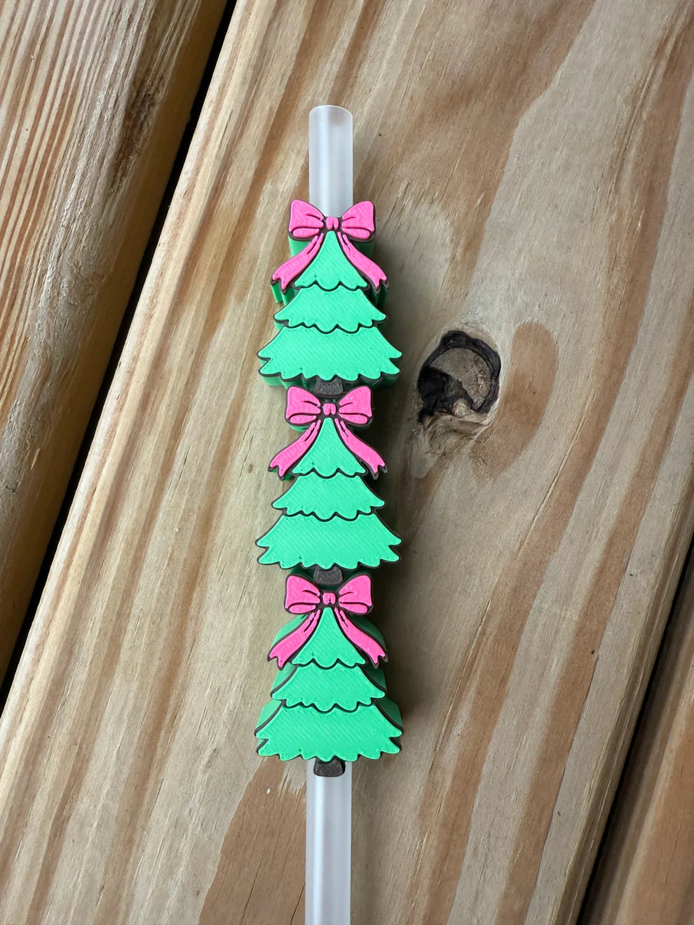 Christmas Tree - 3D Straw Topper