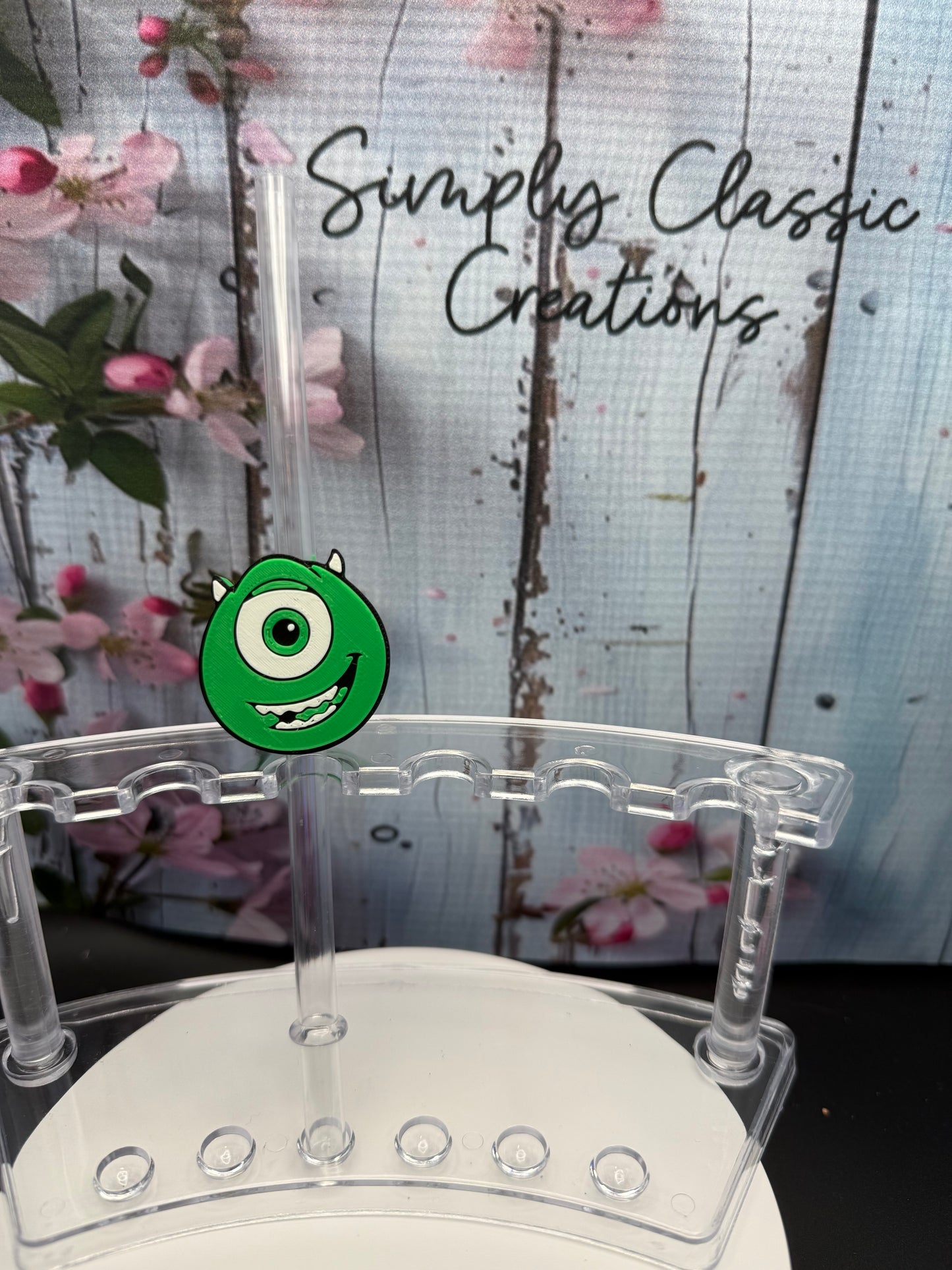 Monsters Inc - 3D Straw Topper