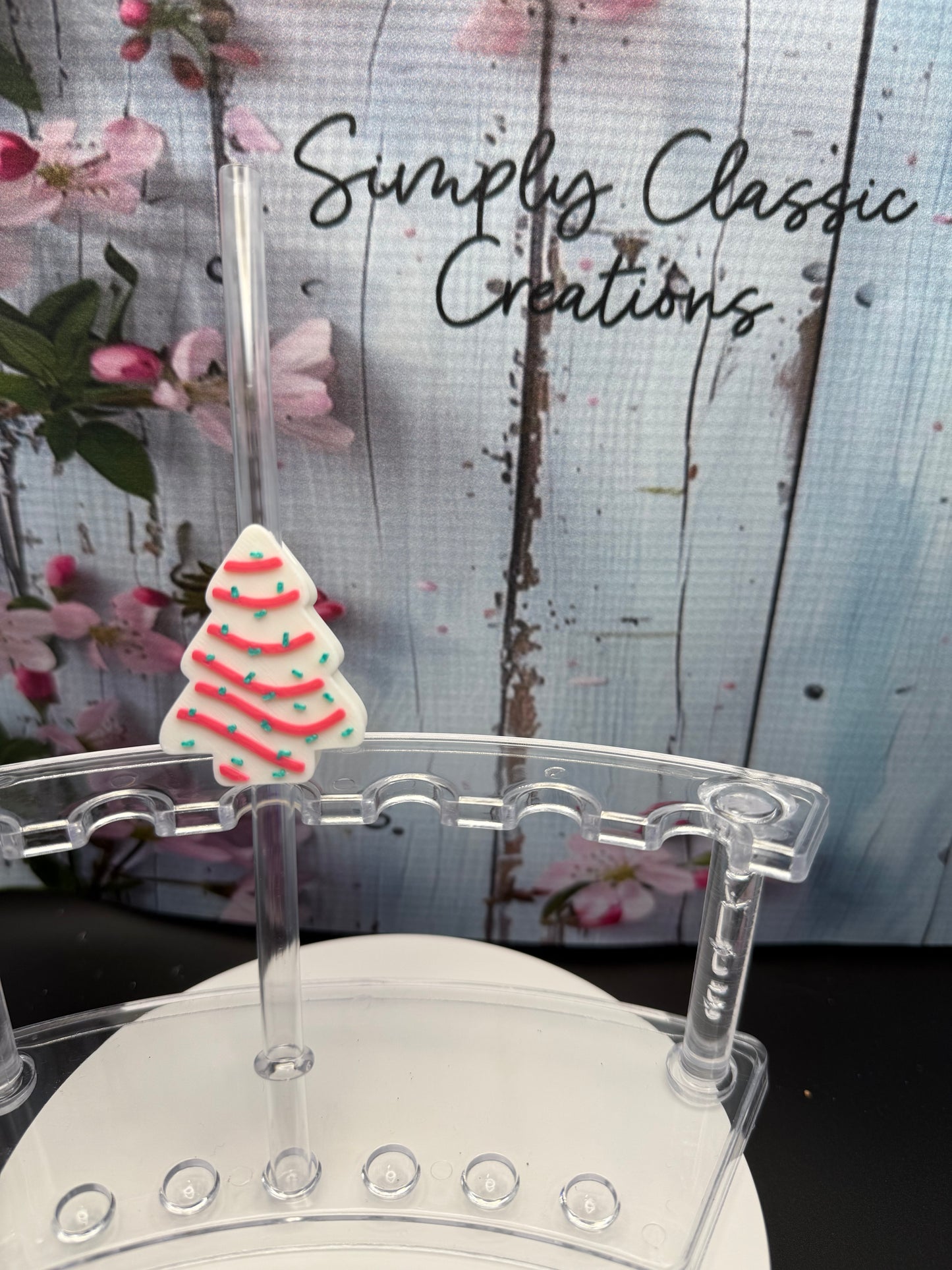 Debbie Tree - 3D Straw Topper