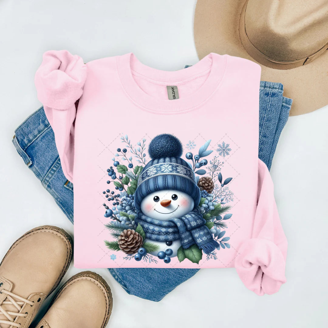 Blue Snowman