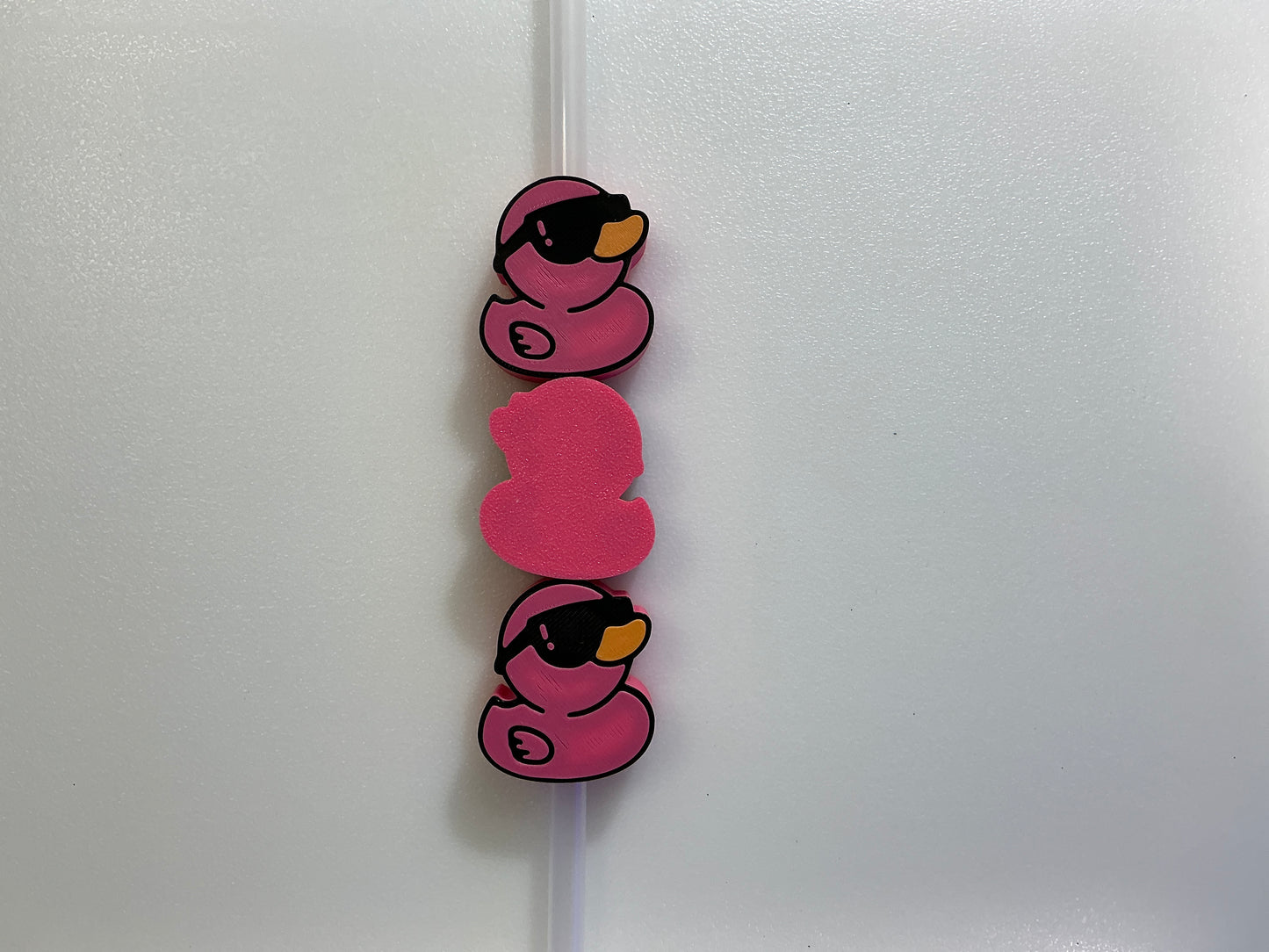 Cool Rubber Ducky - 3D Straw Topper