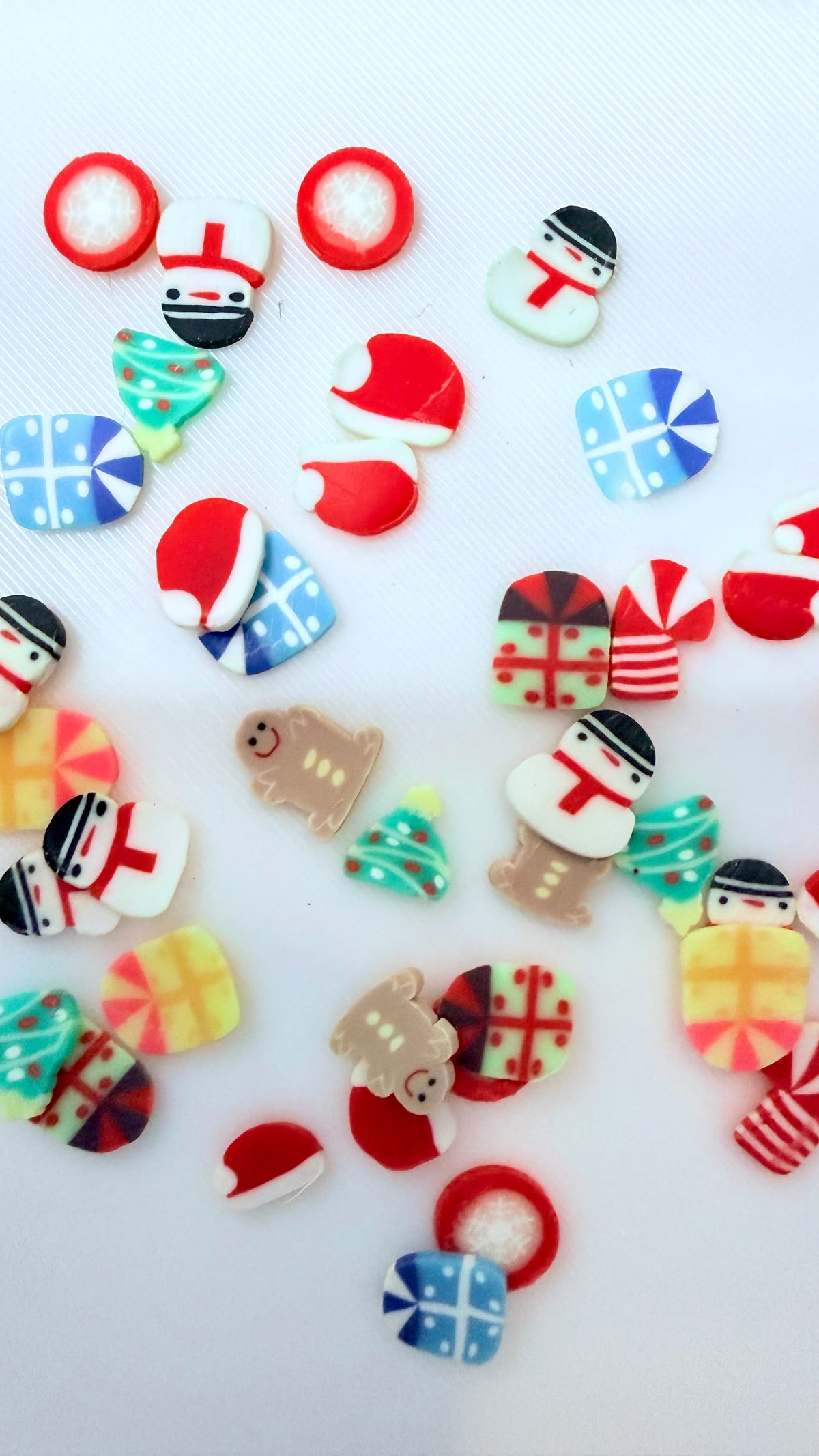 Christmas Mix Polymer Clay Pieces