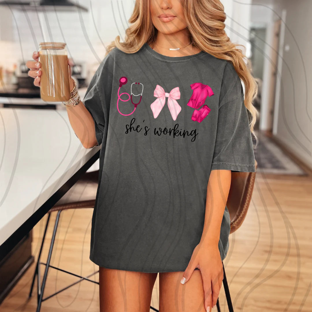 She Is Working Nurse