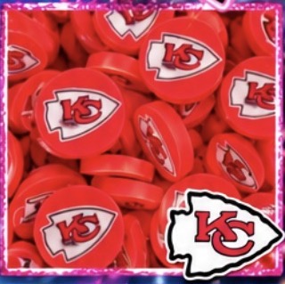 Chiefs Polymer Clay Pieces