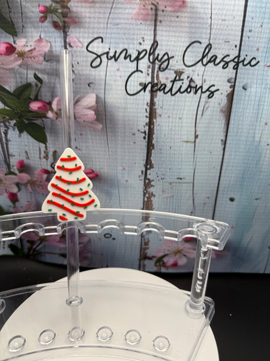 Debbie Tree - 3D Straw Topper