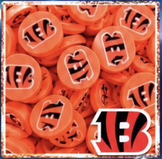 Bengals Polymer Clay Pieces
