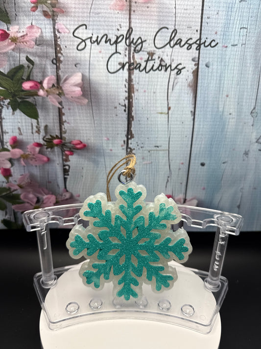 Random Scent Freshies - Turquoise Snowflake