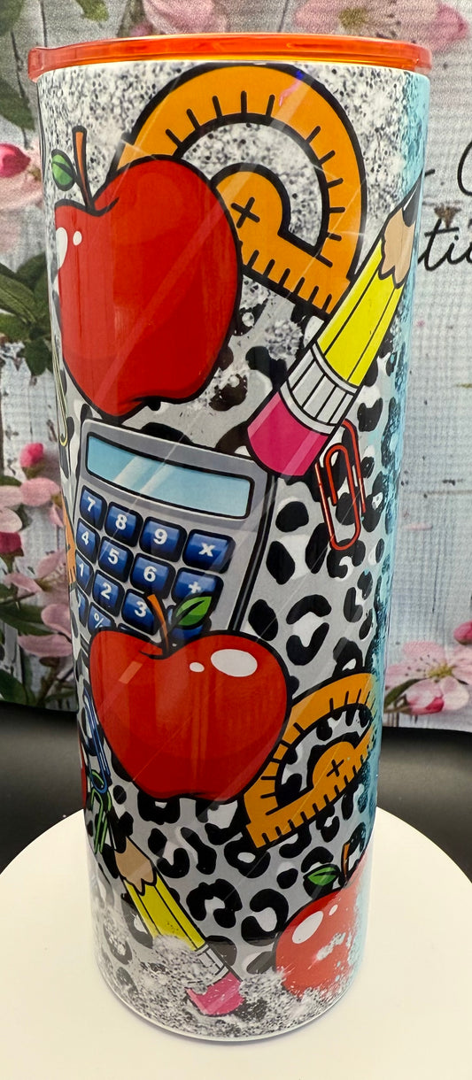 20 oz Stainless Steel Tumbler - Teacher