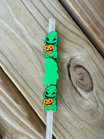 Boogie w/ Pumpkin - 3D Straw Topper
