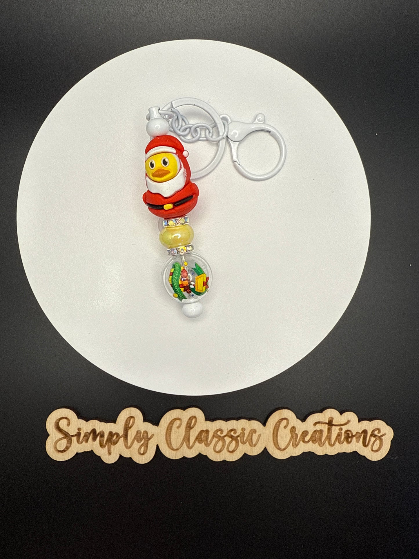 Keychains - Santa Duck (lights up)
