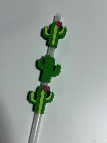 Cactus - 3D Straw Topper