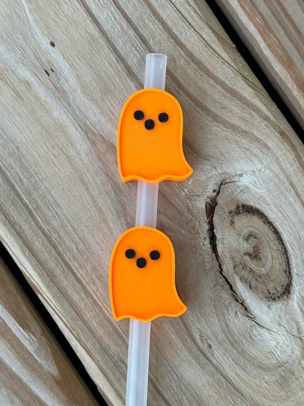 Ghost - 3D Straw Topper