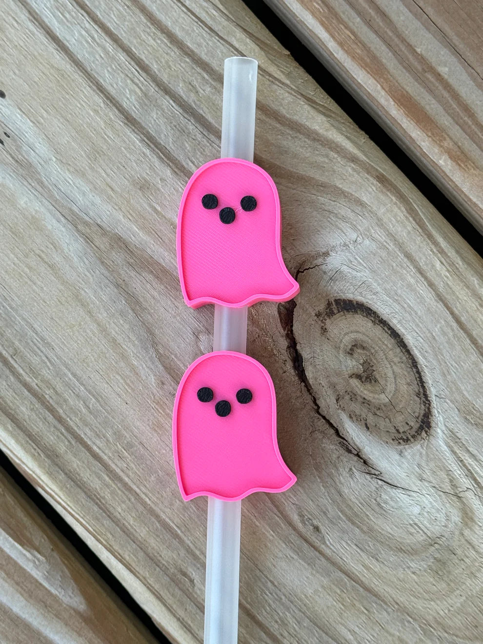 Ghost - 3D Straw Topper