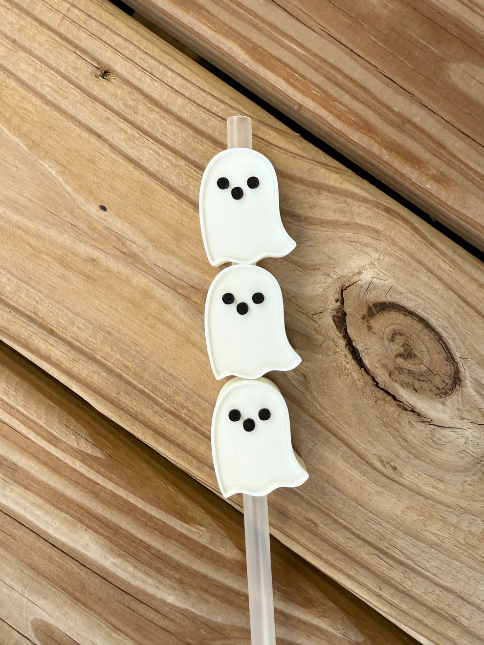 Ghost - 3D Straw Topper