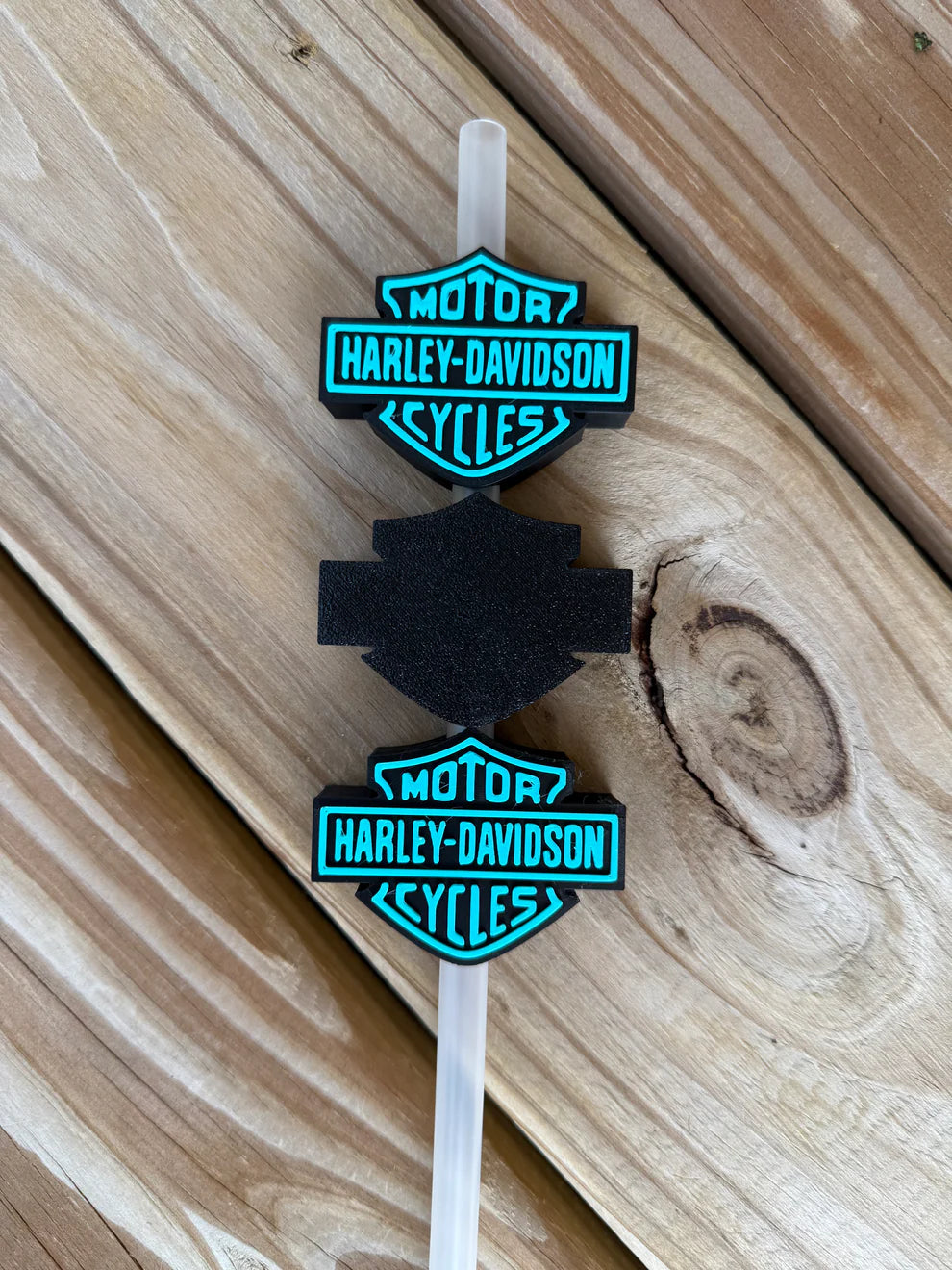 Harley Davidson - 3D Straw Topper
