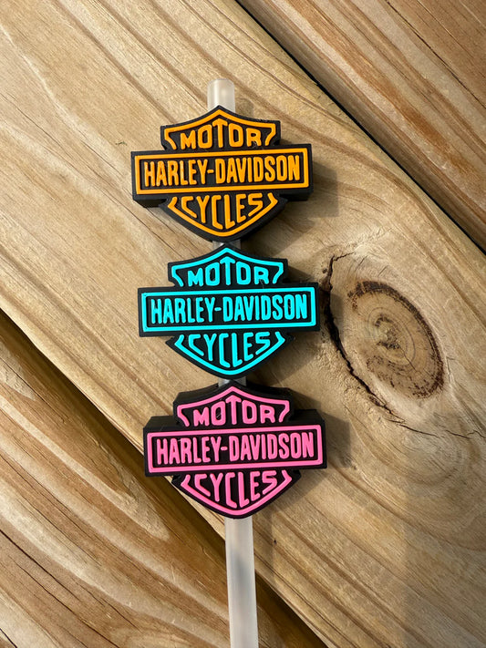 Harley Davidson - 3D Straw Topper