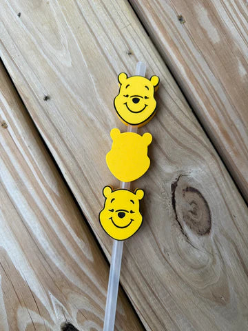 Honey Bear - 3D Straw Topper