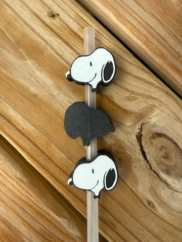 Snoopy Dog - 3D Straw Topper