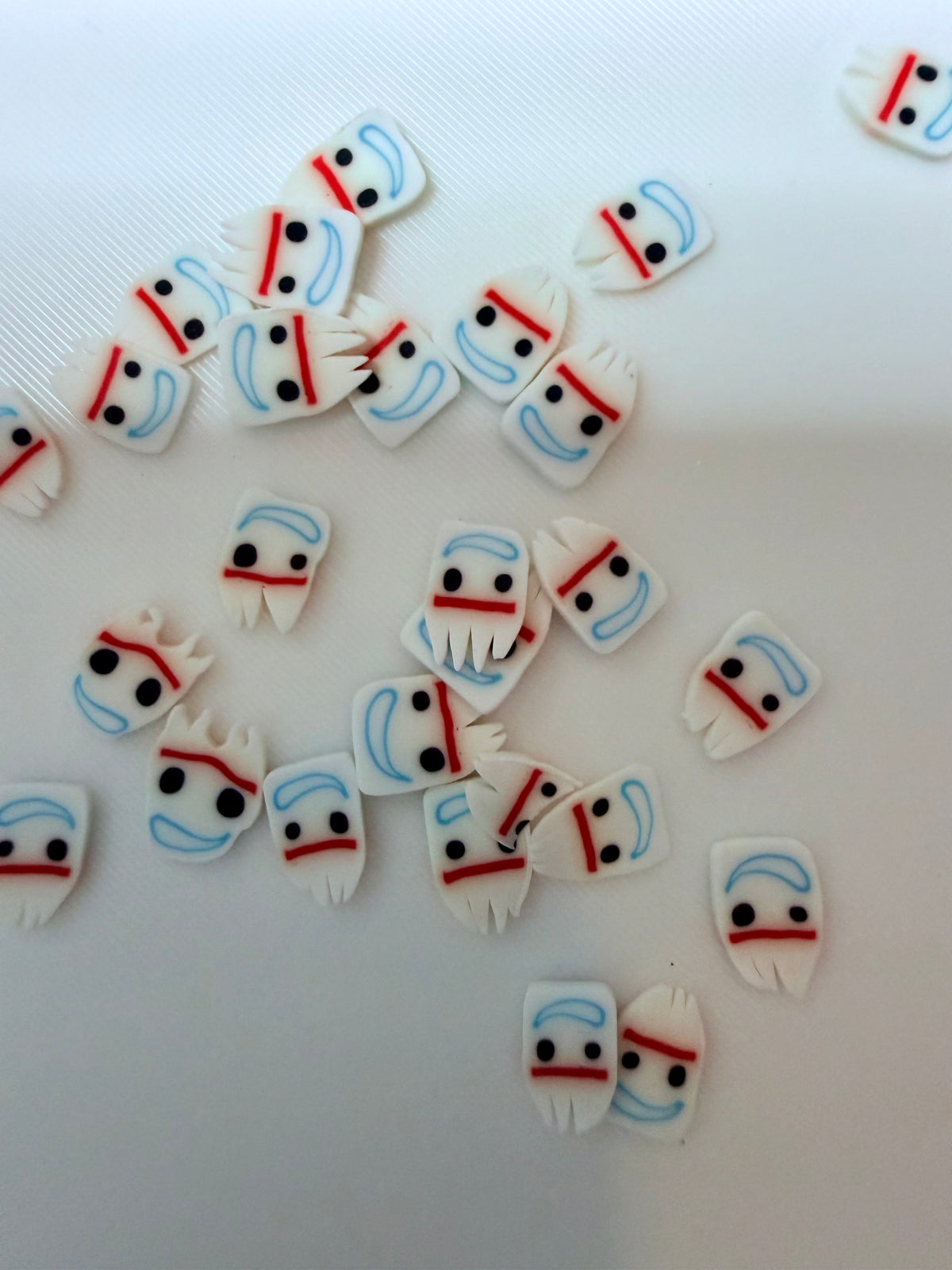 Forky Polymer Clay Pieces