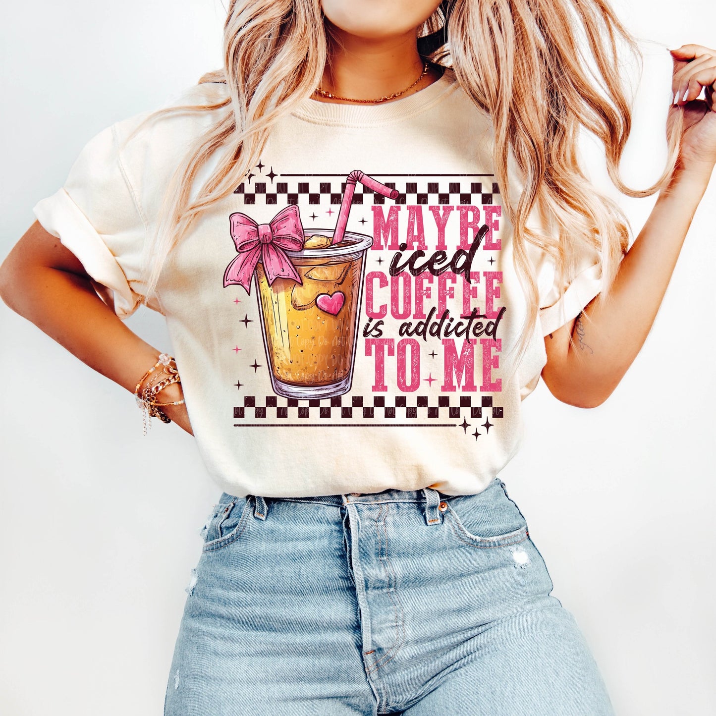 Maybe Iced Coffee Is Addicted To Me