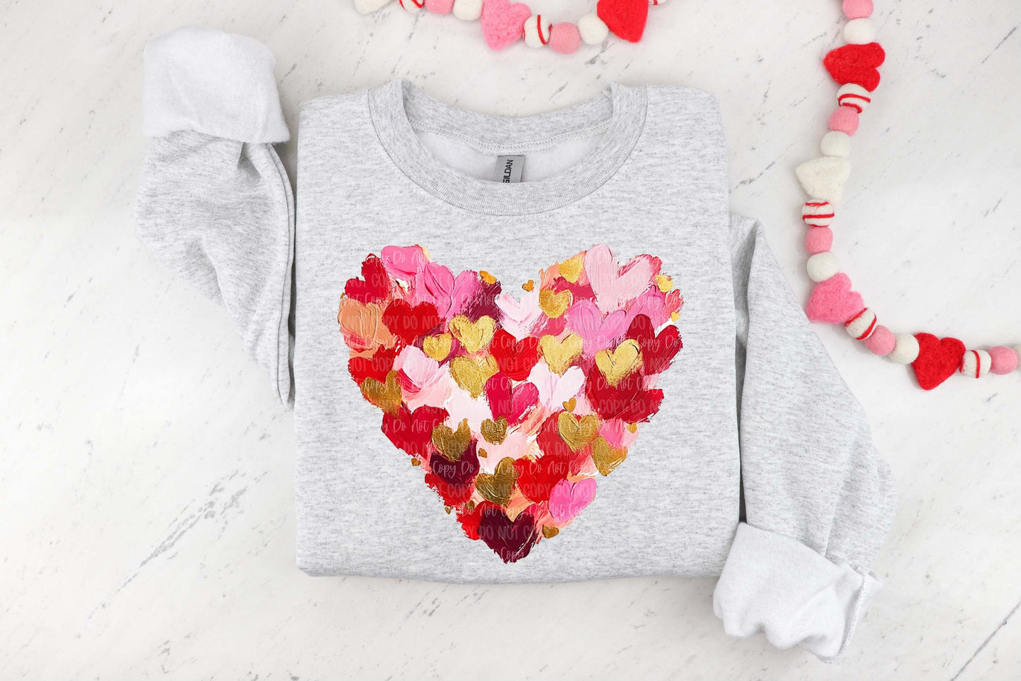 Painted Heart (Red)