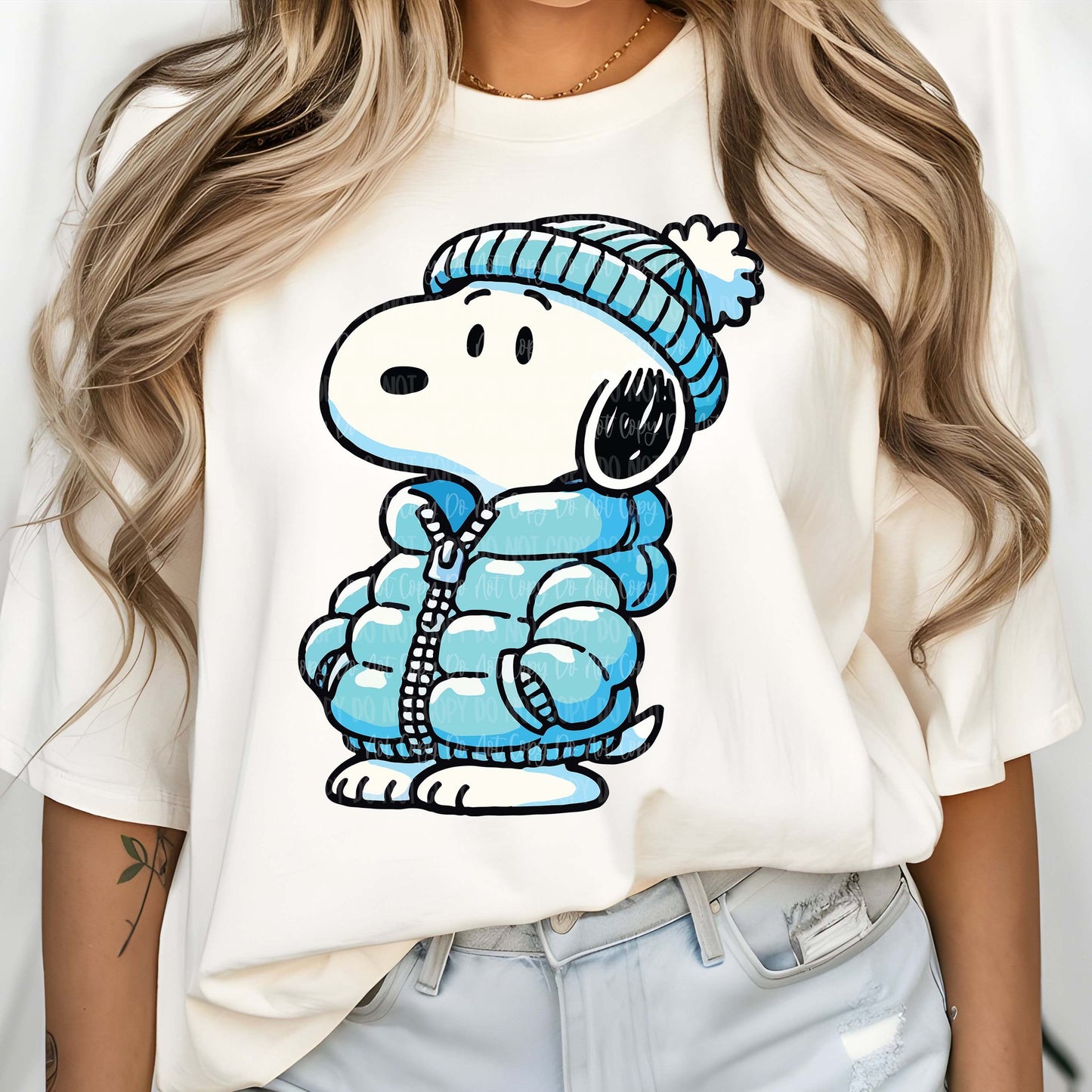 Snoopy Blue Puffer
